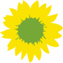90px-Sunflower_(Green_symbol).svg